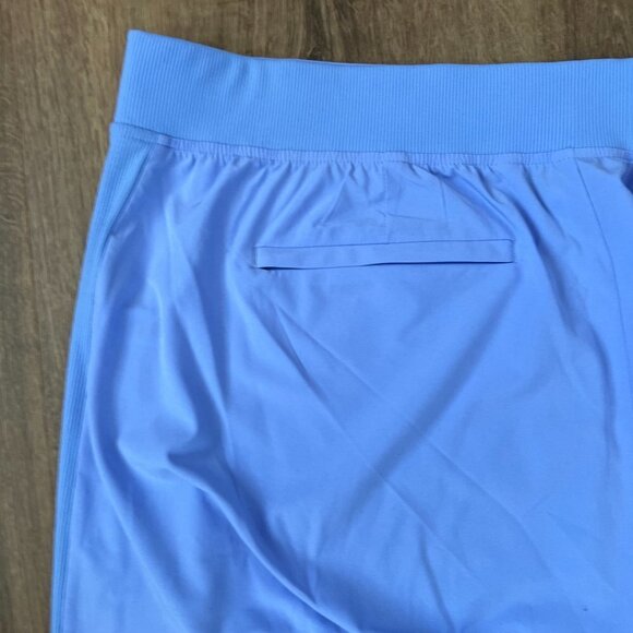 EUC Athleta Brooklyn Ankle Pant Side Stripe Periwinkle Sz 20 - Picture 9 of 11